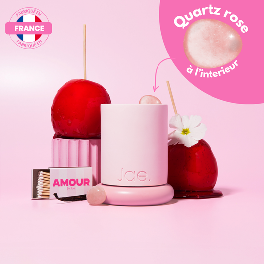 Rituel Quartz Rose - Bougie Pomme d'amour