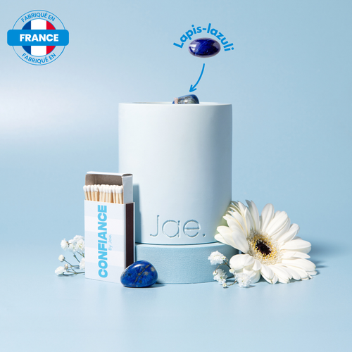 Rituel Lapis-lazuli - Bougie Musc blanc