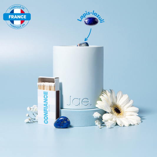 Rituel Lapis-lazuli - Bougie Musc blanc