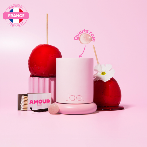 Rituel Quartz Rose - Bougie Pomme d'amour